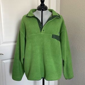 Patagonia Green Half Button Fleece Men’s L